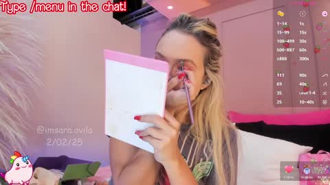 SaraAvila  online show from February 2, 2025, 11:00 pm