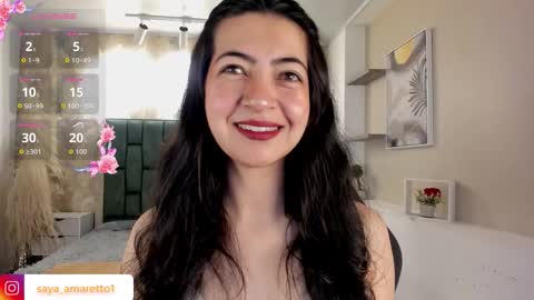 Saya Amaretto  online show from March 11, 2026, 8:59 pm