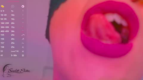 SCARLETT ELECTRA  -  online show from July 2, 2026, 2:34 pm