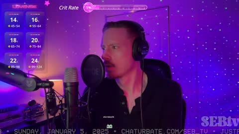 Sebastian online show from January 6, 2025, 1:42 am