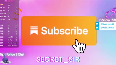 Dean Carter online show from May 1, 2026, 11:09 pm
