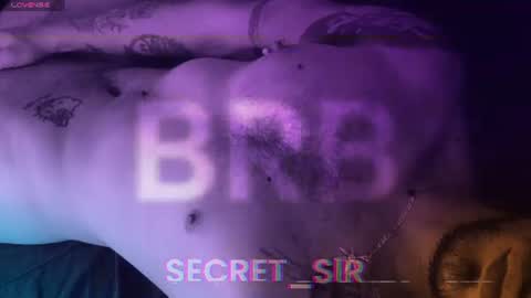 Snapshot of secret_sir chatting on June 21, 2026, 11:07 pm Dean Carter online show from June 21, 2026, 11:07 pm