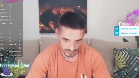 Snapshot of secret_sir chatting on July 2, 2026, 10:38 pm Dean Carter online show from July 2, 2026, 10:38 pm