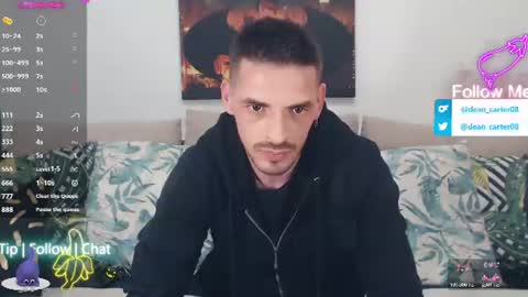 Snapshot of secret_sir chatting on July 14, 2026, 11:21 pm Dean Carter online show from July 14, 2026, 11:21 pm