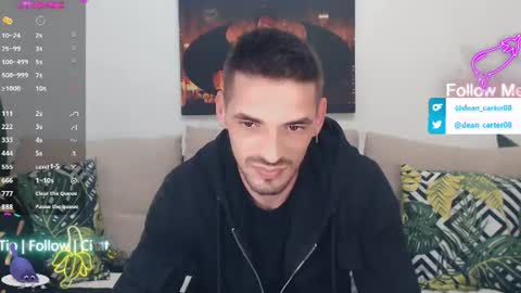 Snapshot of secret_sir chatting on July 22, 2026, 11:18 pm Dean Carter online show from July 22, 2026, 11:18 pm