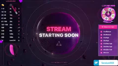 SeraLeeXXX online show from January 16, 2026, 6:12 pm