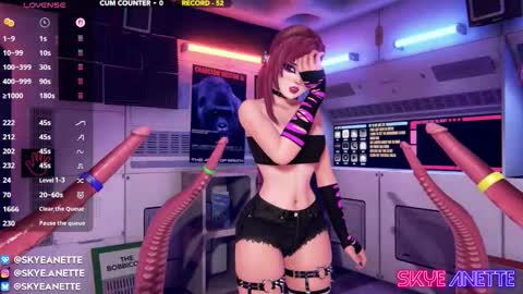 SkyeAnette online show from September 21, 2025, 1:18 am