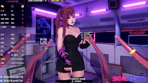 SkyeAnette online show from May 24, 2026, 1:10 am