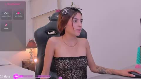 Snapshot of sofiarouge_ chatting on February 12, 2025, 9:43 pm Sofia Help me reach 5K followers online show from February 12, 2025, 9:43 pm