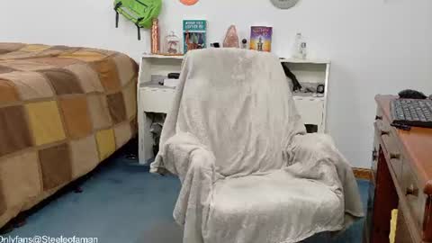 Snapshot of steeleofaman chatting on July 17, 2026, 2:02 pm Steele McAbs online show from July 17, 2026, 2:02 pm