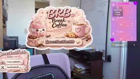 Snapshot of sweetkatthe09 chatting on July 28, 2026, 1:43 pm Katherine online show from July 28, 2026, 1:43 pm