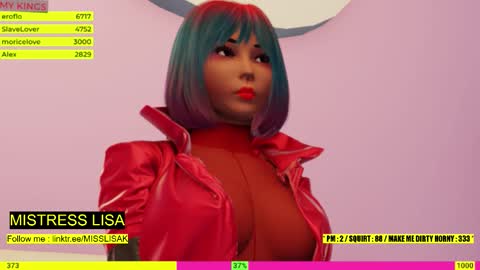 Snapshot of systaime chatting on December 20, 2025, 11:23 pm MISTRESS LISA FIRST 3DXCHAT CAMGIRL 3dxchat anime gaming mistress domina online show from December 20, 2025, 11:23 pm