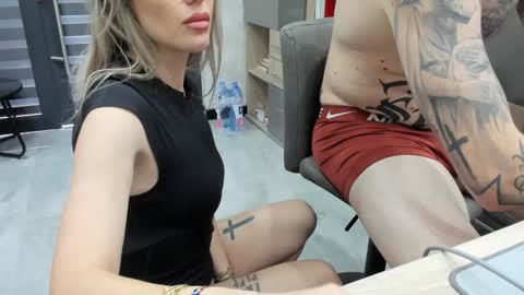 Snapshot of tattoo_couple77 chatting on May 30, 2026, 11:40 am Nicole online show from May 30, 2026, 11:40 am