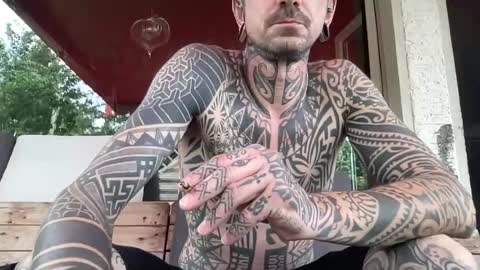 Snapshot of tattooguy999 chatting on June 15, 2026, 3:36 pm Dude online show from June 15, 2026, 3:36 pm