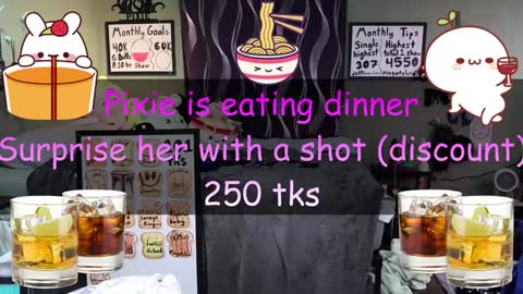 Snapshot of ten_tickle_pixie chatting on January 18, 2025, 5:20 am Pixie and Tentacle Overlord online show from January 18, 2025, 5:20 am