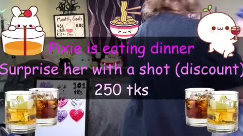 Snapshot of ten_tickle_pixie chatting on February 25, 2025, 2:25 am Pixie and Tentacle Overlord online show from February 25, 2025, 2:25 am