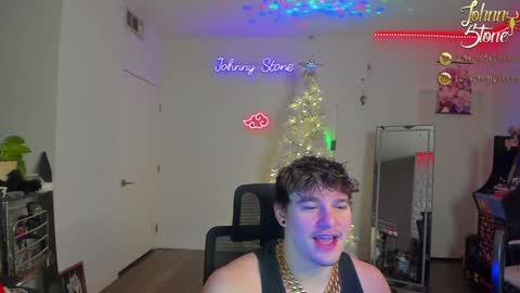 Snapshot of thejohnnystone chatting on December 22, 2024, 1:23 am Johnny Stone online show from December 22, 2024, 1:23 am