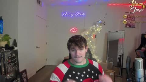 Snapshot of thejohnnystone chatting on December 25, 2024, 1:20 am Johnny Stone online show from December 25, 2024, 1:20 am