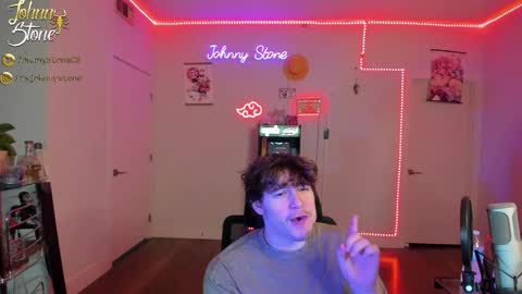 Snapshot of thejohnnystone chatting on February 9, 2025, 1:11 am Johnny Stone online show from February 9, 2025, 1:11 am
