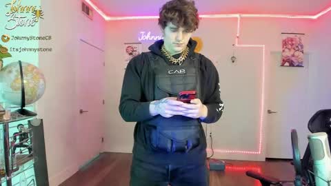 Snapshot of thejohnnystone chatting on March 8, 2025, 12:55 am Johnny Stone online show from March 8, 2025, 12:55 am