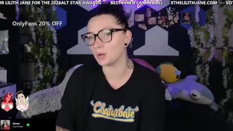 Snapshot of thelilithjane chatting on June 2, 2026, 12:12 am Lilith Jane online show from June 2, 2026, 12:12 am