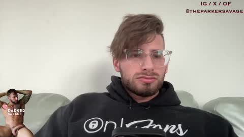 Snapshot of theparkersavage chatting on October 7, 2025, 7:44 pm Parker Savage online show from October 7, 2025, 7:44 pm