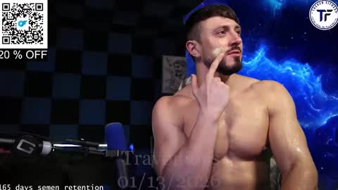 Snapshot of travonidas chatting on January 14, 2026, 2:17 am Greek God online show from January 14, 2026, 2:17 am