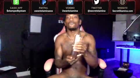 Snapshot of uwantstaminaxxx chatting on June 16, 2026, 12:24 am SecretStamina online show from June 16, 2026, 12:24 am