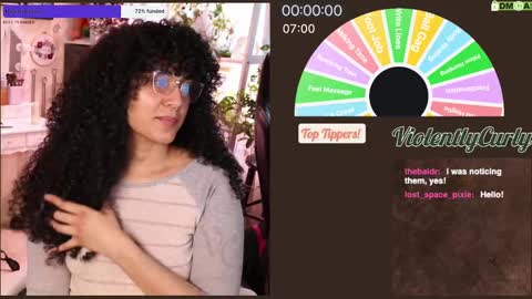 Snapshot of violentlycurly chatting on January 4, 2025, 11:06 pm Curly the Coin Operated Toy online show from January 4, 2025, 11:06 pm