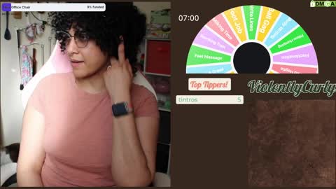 Snapshot of violentlycurly chatting on February 26, 2025, 11:37 pm Curly the Coin Operated Toy online show from February 26, 2025, 11:37 pm