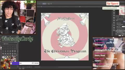 Snapshot of violentlycurly chatting on October 25, 2025, 10:15 pm Curly the Coin Operated Toy online show from October 25, 2025, 10:15 pm