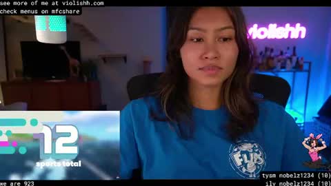 Snapshot of violishh chatting on June 11, 2026, 2:53 am follow me on twitter violishh and ig violishh online show from June 11, 2026, 2:53 am