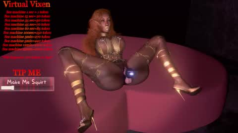 Virtual Vixen Live Show online show from December 21, 2025, 12:01 pm