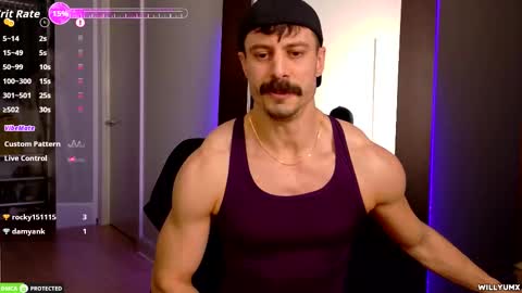 Snapshot of willyumx chatting on December 16, 2025, 12:48 am William Miguel online show from December 16, 2025, 12:48 am