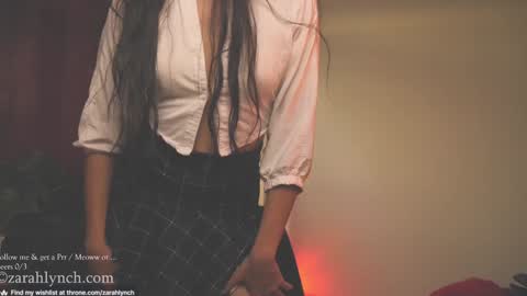 Snapshot of zarahlynch chatting on January 13, 2025, 10:24 pm Miss Lynch Next show 2911 online show from January 13, 2025, 10:24 pm