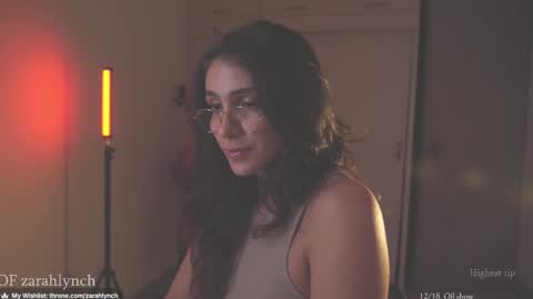 Snapshot of zarahlynch chatting on December 16, 2025, 12:37 am Miss Lynch Next show 2911 online show from December 16, 2025, 12:37 am