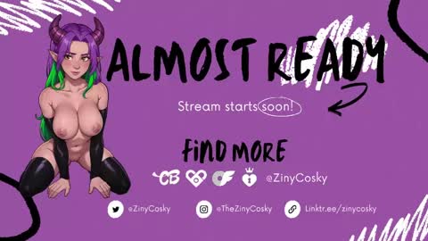Ziny Cosky online show from April 13, 2026, 2:50 am