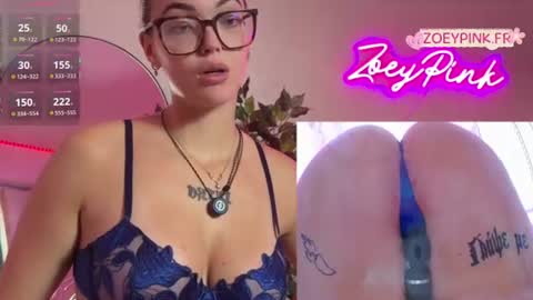 Snapshot of zoeythepinkmask chatting on June 28, 2026, 7:14 am Zoey online show from June 28, 2026, 7:14 am