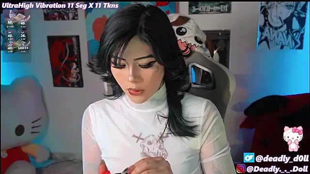 Snapshot of Deadly_Doll chatting on January 26, 2025, 11:18 pm Deadly Doll online show from January 26, 2025, 11:18 pm