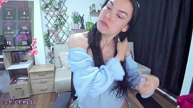 Snapshot of Lunlunera chatting on February 19, 2025, 2:33 am Lunlunera online show from February 19, 2025, 2:33 am