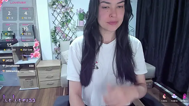 Snapshot of Lunlunera chatting on March 8, 2025, 6:21 am Lunlunera online show from March 8, 2025, 6:21 am