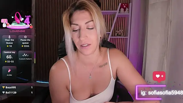 sofiah  online show from January 17, 2026, 5:05 pm