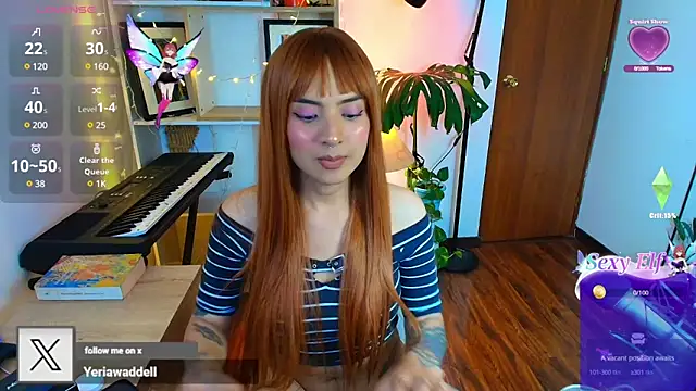 Snapshot of Yeriawaddell_ chatting on February 13, 2025, 2:56 am Yeriawaddell online show from February 13, 2025, 2:56 am