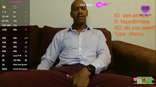 Snapshot of elmorenazost chatting on February 25, 2025, 3:31 am elmorenazost online show from February 25, 2025, 3:31 am