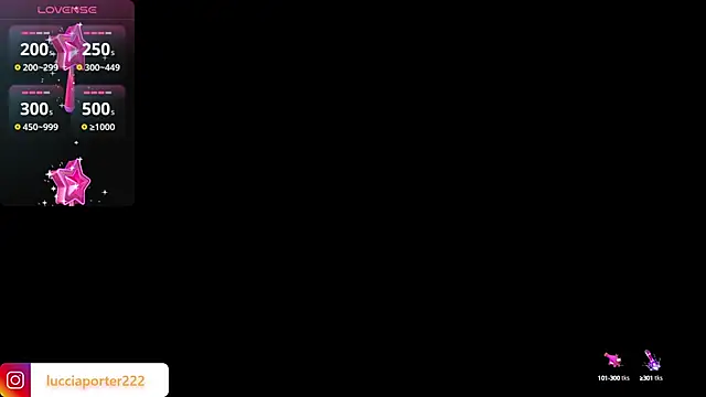 LucciaPorter online show from December 18, 2024, 11:40 pm