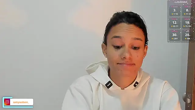 Snapshot of SamanthaWatson chatting on March 8, 2025, 2:45 am SamanthaWatson online show from March 8, 2025, 2:45 am