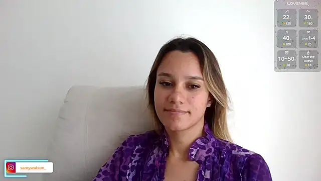 SamanthaWatson online show from April 27, 2026, 3:10 pm