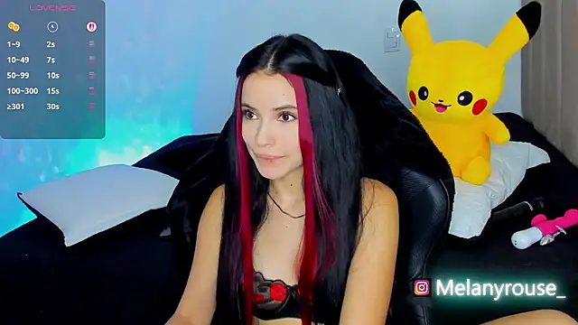 melanyrouse1 online show from October 25, 2025, 8:25 pm