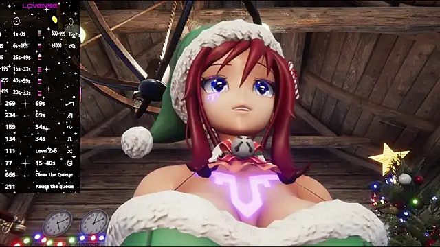 ElfieLove online show from December 18, 2025, 5:08 pm