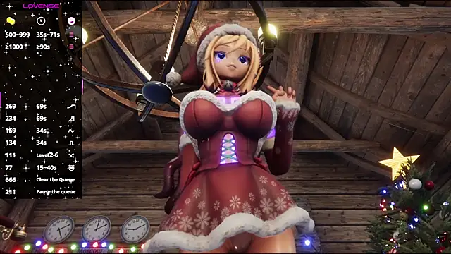 ElfieLove online show from December 19, 2025, 5:20 pm